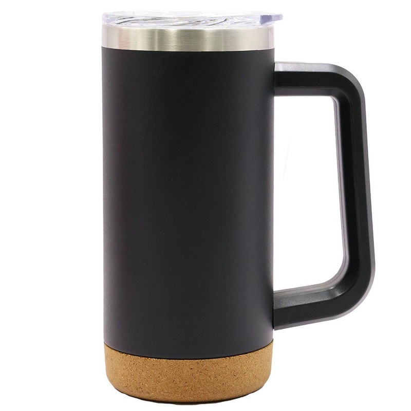 Haers Durable Stainless Steel Travel Mug with Cork Bottom for Coffee 16oz – Travel Mug and Stainless Steel Mug price