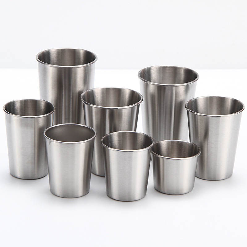 Multi Capacity Custom Wholesale Single Wall Stainless Steel Cups for Whisky Wine Beer – Wine Mug and Laser Logo Cup price