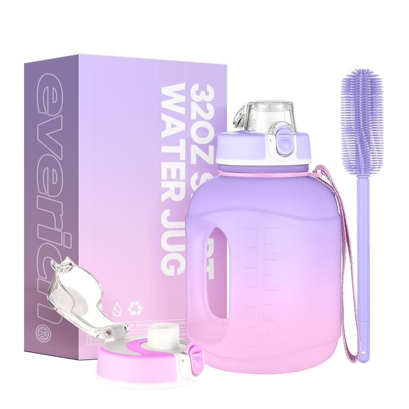 ODM with Scale Mark 32oz Water Jug Gym Removable Straw Water Bottle – Water Jug and Plastic Bottle price