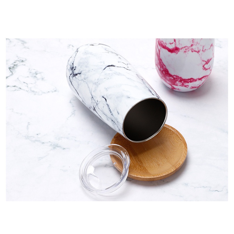 Stainless Steel Insulated Stemless Wine Cup Champagne Flute 6/9oz – Double Insulated Champagne and Wine Tumbler price