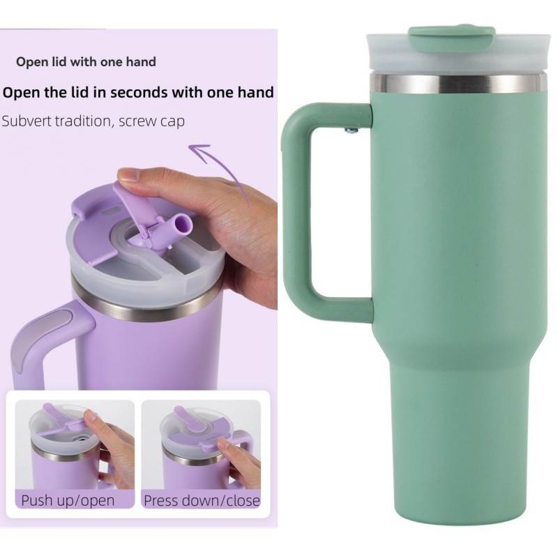 Stainless Steel Reusable Coffee Cup Custom Logo Insulated 40oz Tumbler – Reusable Coffee Cup and Stainless Steel Tumbler price
