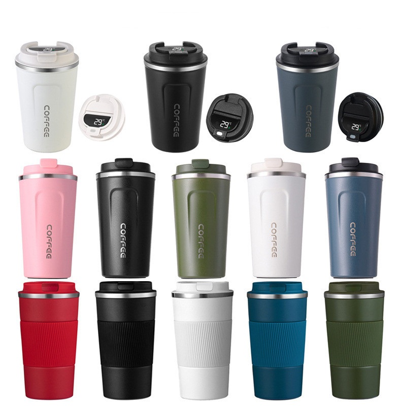 12oz 17oz BPA Free Smart Temperature Thermo Stainless Steel Coffee Cup – Hot Cold Coffee Cup and Smart Coffee Cup price