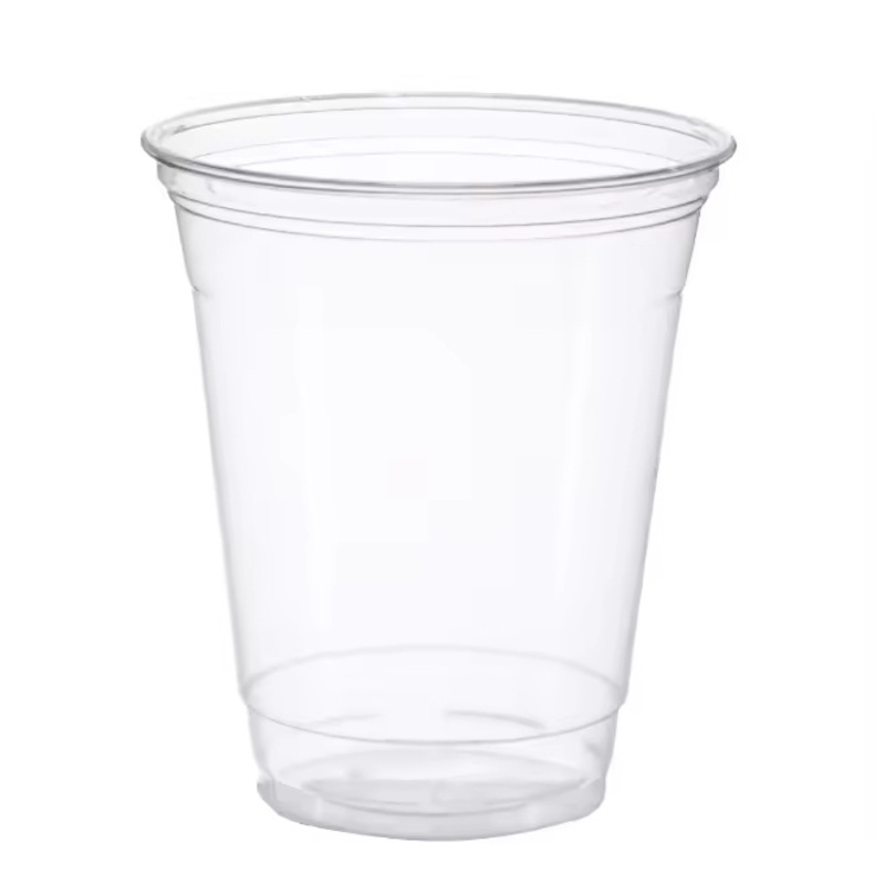 12oz Disposable Transparent Pet Cup Crystal Clear Beverage Food Packing Premium Plastic Cup Packaging Printing – Disposable Plastic Cup and Cold Drink Cup price