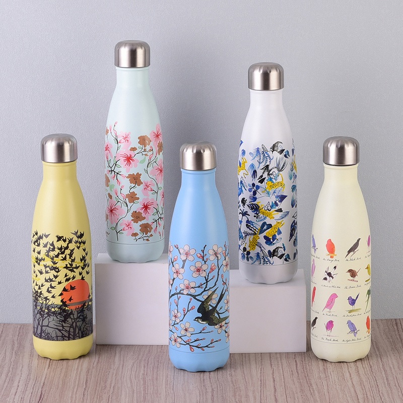 17oz 500ml Double Wall Vacuum Seal Metal Custom Thermos Gym Sports Drink Bottle Stainless Steel Insulated Water Bottles – Stainless Steel Water Bottles and Sports Drink Water Bottle price