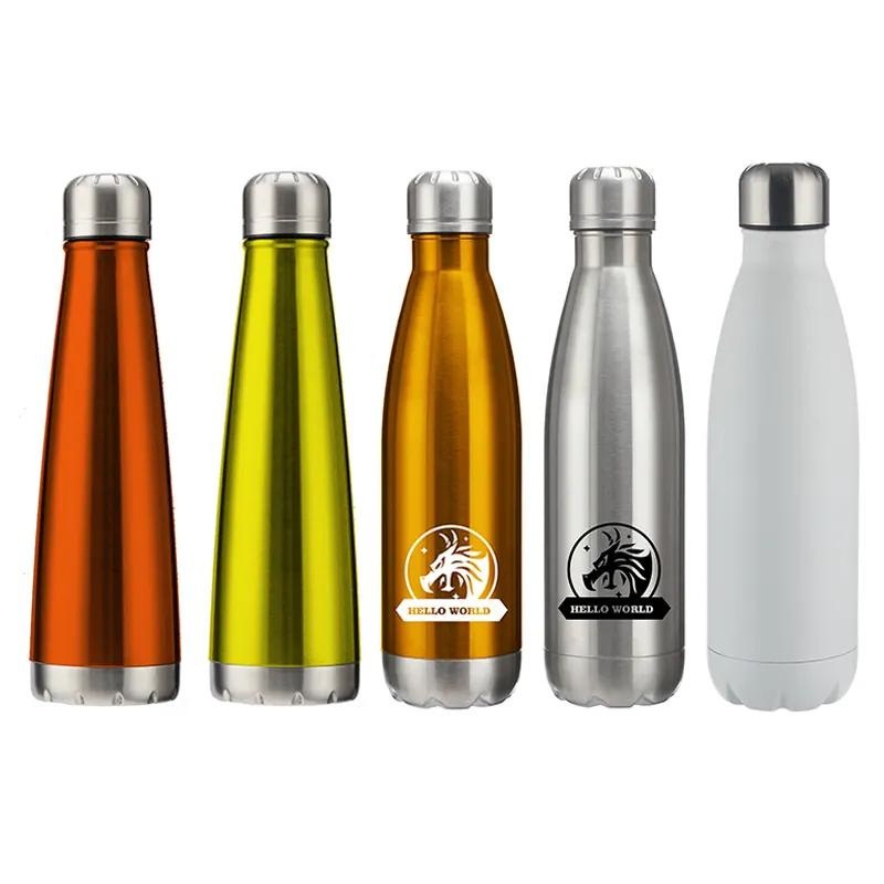 500 Ml Vacuum Insulated Water Bottle Double Walled Stainless Steel Cola Shape Travel Sports BPA Free Bottle – Travel Water Bottle and Stainless Steel Water Bottle price