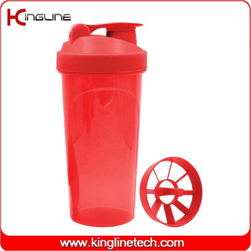 700ml/25oz protein shaker plastic water bottle With plastic sieve for sports – protein shaker bottle and gym shaker bottle price