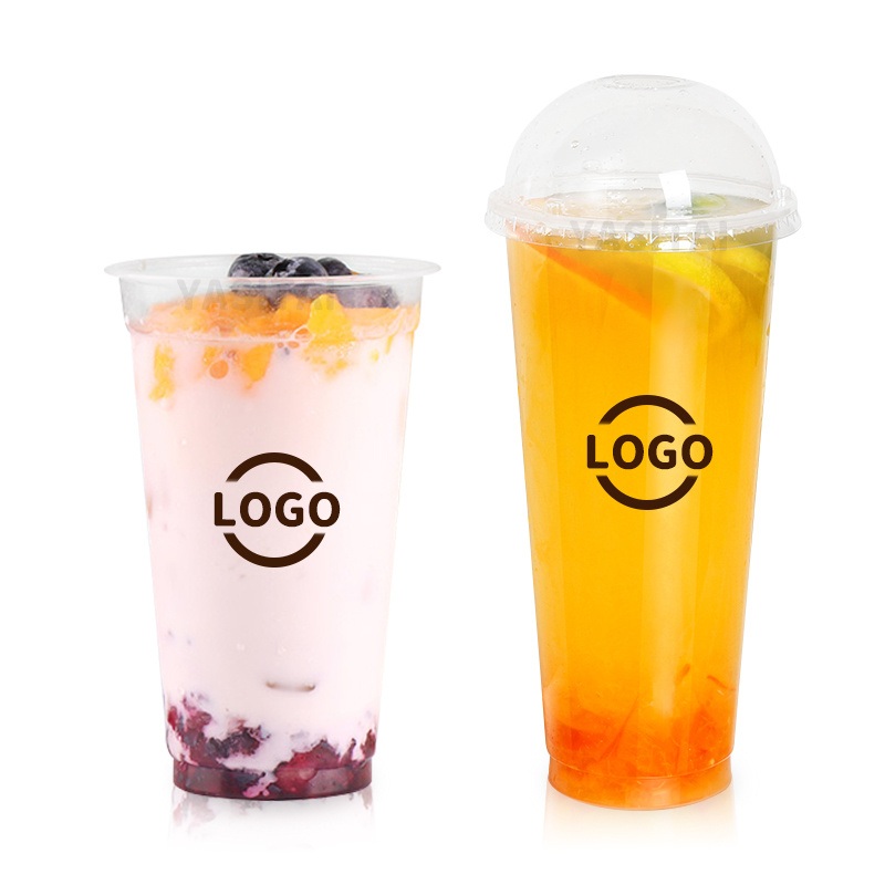 China Supplier Disposable Party Cups for Cold Hot Drinks, Iced Coffee, Juice 20oz Clear Plastic Cups with Lids – PP Cup and Bubble Tea PP Cup price