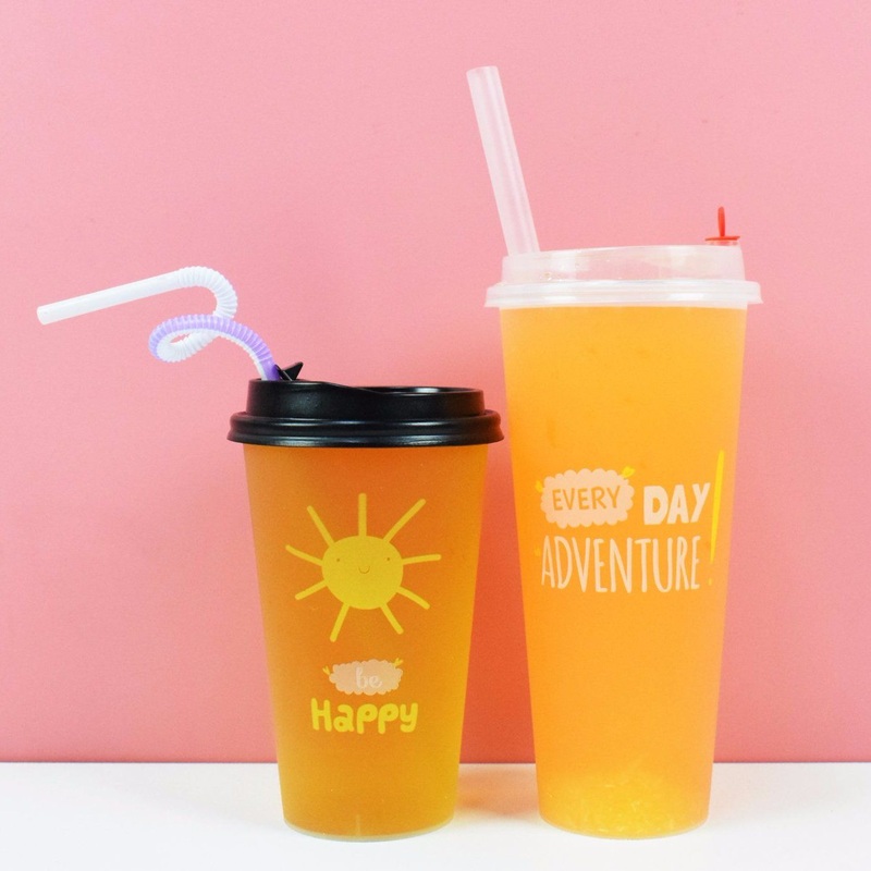 Custom Disposable Take Away Plastic Cups for Cold Drinking with Lids – Iced Juice Cup and Cold Drink Cup price
