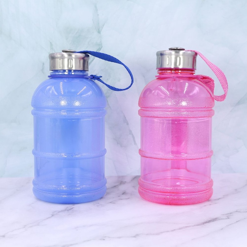 Custom logo 1L plastic jug colorful water bottle with handle for fitness – Plastic Water Jug and sports Water Jug price
