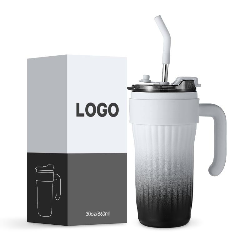 Double Wall Coffee Office Outdoors Use Stainless Steel Insulated Thermal Customized Tumbler with Handle – Stainless Steel Tumbler and Handle Tumbler price