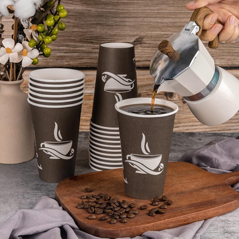 Paper Cup Thickened Without Leakage Normal White Paper Sandwich Paper Coffee Cup with Print Customized Coffee Cups Disposable – Coffee Paper Cup and Customized Paper Cup price