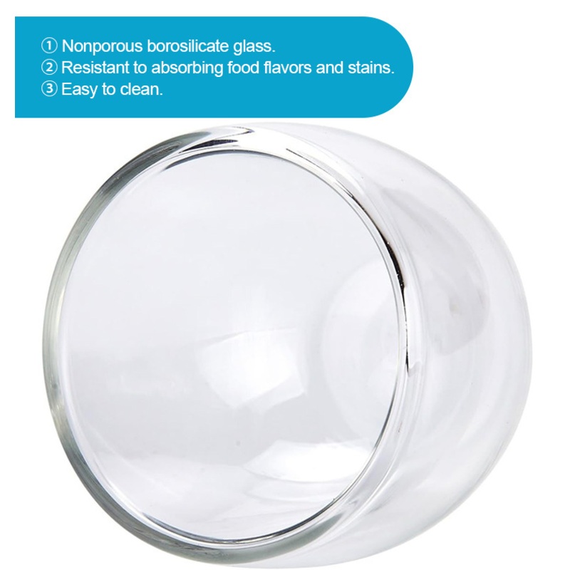 Transparent Double Wall High Borosilicate Glass Cup 180ml – Double Wall Glass Cup and Glass Cup price