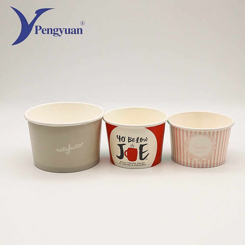 Waterproof Food Grade Ice Cream Dessert Paper Cup Disposable Cup – Ice Cream Paper Cup and Ice Cream Container price