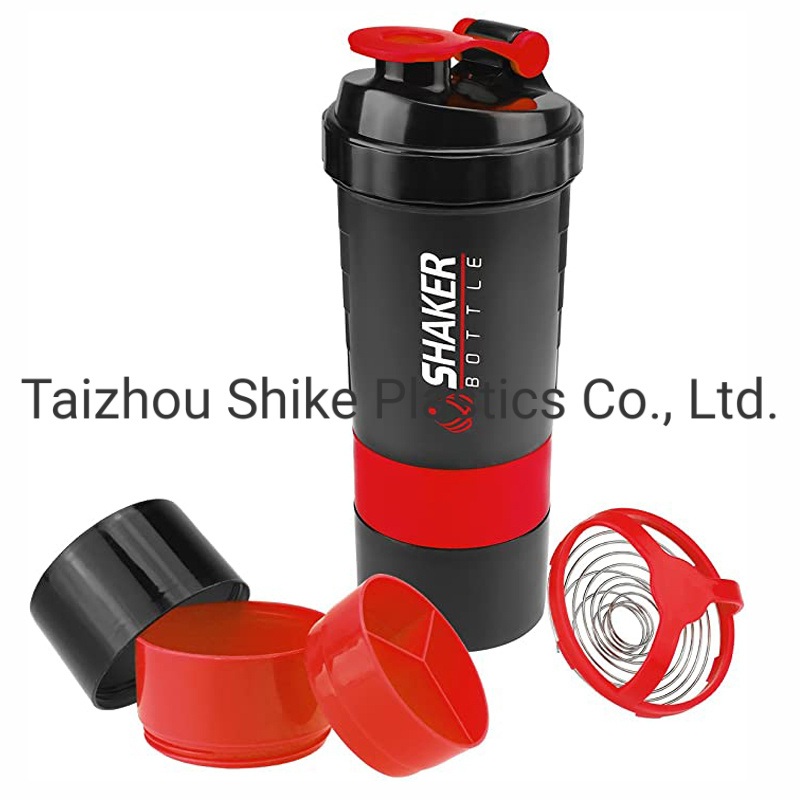 Wholesale Customized Gym Shake Drink Water Bottle Clear Plastic Water Bottles Plastic Protein Shaker Bottle – Protein Shaker Bottle (3in1) and Eco-Friendly Shaker Bottle price
