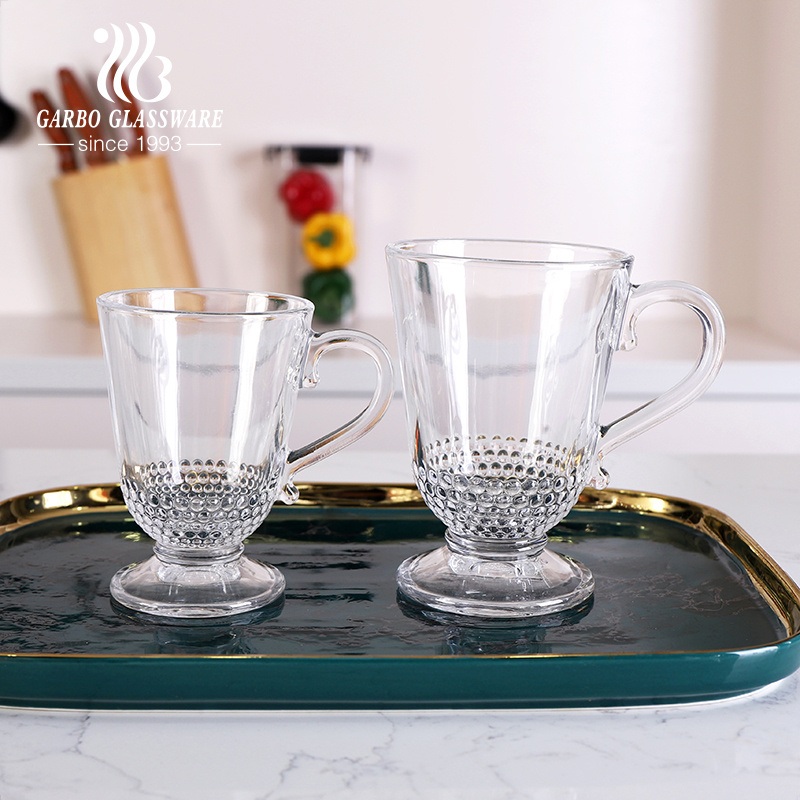 11oz 320ml High White Quality Engraved Glass Coffee Mug with Stand – Mug and Glass Mug price