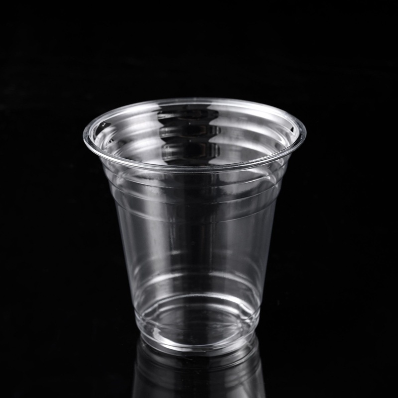 14oz-98mm Customize Logo Coffee Juice Cold Cup Clear Plastic Pet Cup – Plastic Cup and Disposable Cup price
