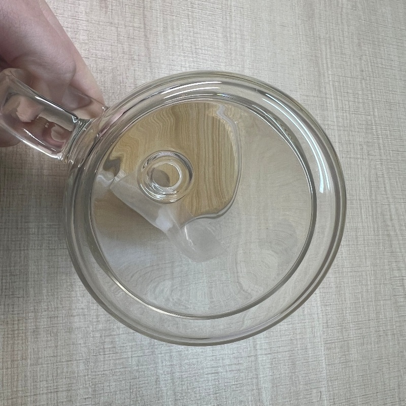 17oz Pre Drill Clear Frosted Beer Can Mugs Blank Sublimation Double Walled Snow Globe Glass Mug with Handle – 17oz Snow Globe Mug and Sublimation Mug with Handle price