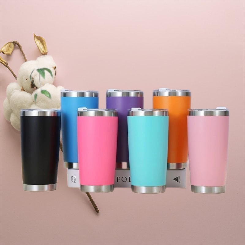 20oz Double Wall Stainless Steel Vacuum Insulated Coffee Travel Mug Coated Regular Insulated Tumbler with Lid – Vacuum Insulated Cup&Mug and Cups price