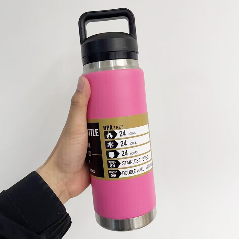 27oz Orange Blue Thermos Flask Thermal Bottles Double Wall Cup Stainless Steel Vacuum Flask Water Bottle – Thermos Bottle and Sports Bottle price