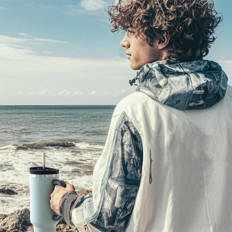 Customized Logo Color Package BPA Free Coffee Mug 304 Stainless Steel Insulated 40oz Tumbler with Handle and Leak Proof Lid – Tumbler with Straw and Stainless Steel Tumblers price