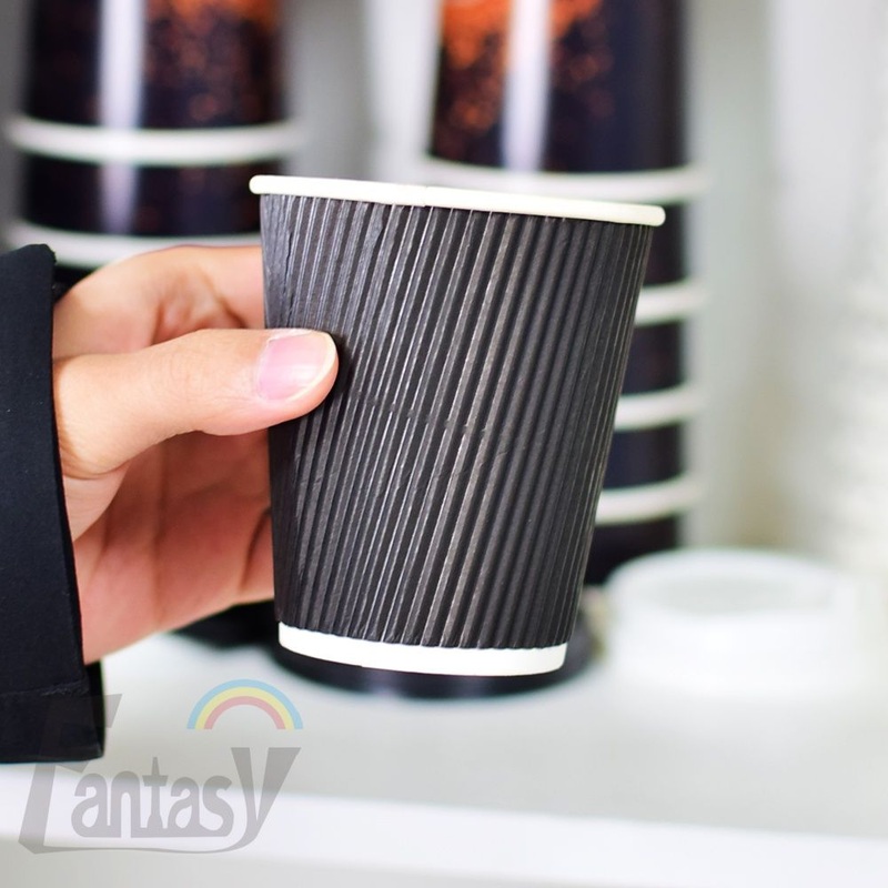Disposable Biodegradable Soda Mug Customized Size Jelly Ripple Wall Paper Coffee Cup – Disposable Cup and Customized Size Cup price