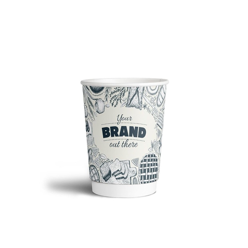 Disposable Double Wall Kraft Paper Cup for Hot Drinks Milk Tea and Coffee – Double Wall Cup and Kraft Paper Cup price