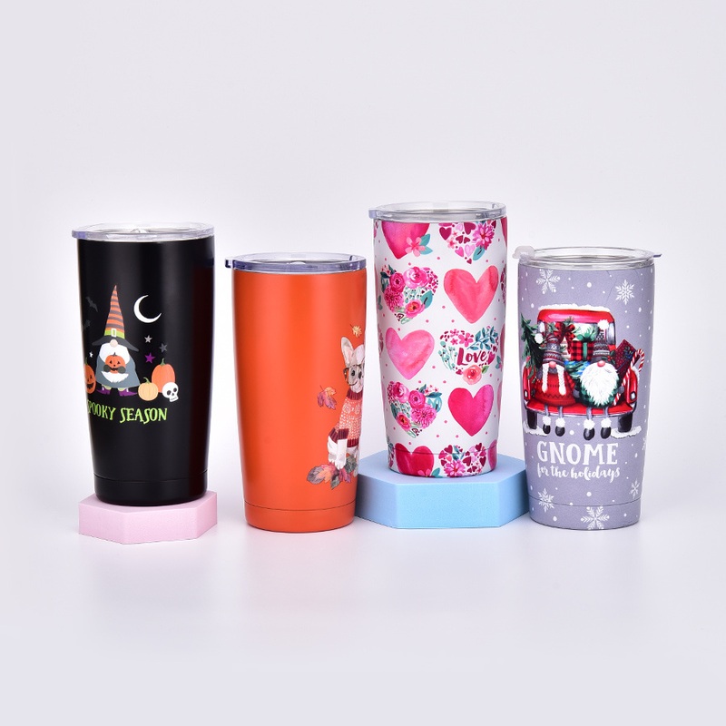 Eco Friendly 20oz 600ml Sublimation Blanks Travel Tumbler Tea Cup Coffee Mug with Lid and Straw – Coffee Mug and Tea Cup price