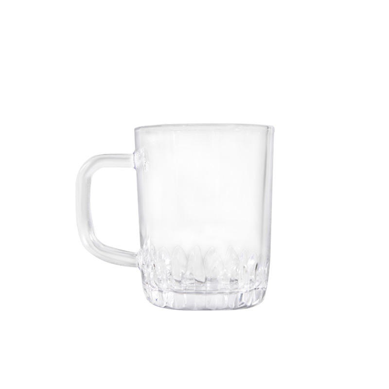 Factory Supply Clear Empty Glass Water Bottle Mug Tumbler with Glass Handle – Bulk Glass Mug and Glass Water Bottle price