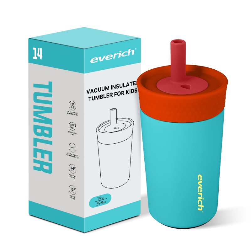 Good Service Vacuum Double Wall Water Coffee Mug 18/8 Stainless Steel Bottle – Kid Drink Bottle and 14oz Kids Tumbler price