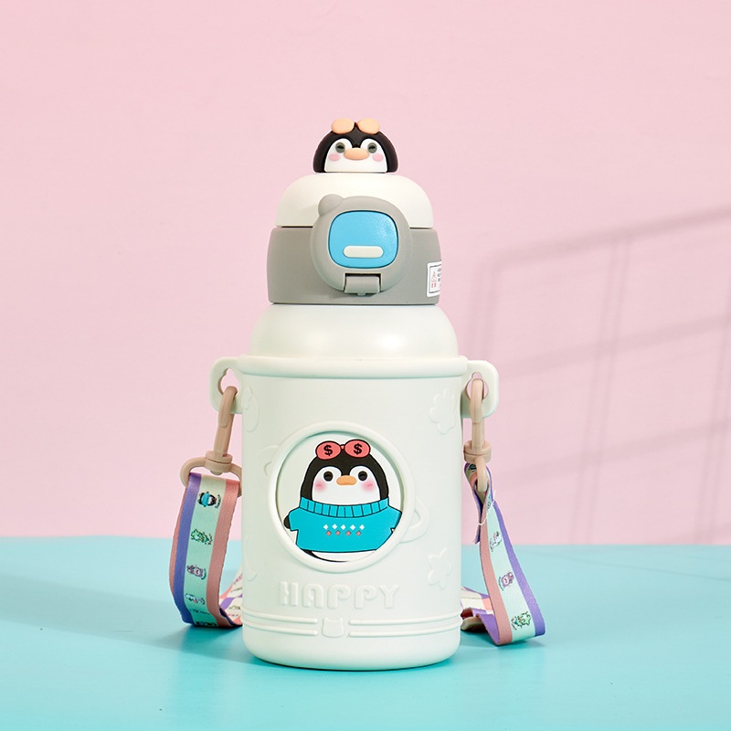 New Cute Cartoon Children Cartoon Vacuum Insulated Cup Student School Stainless Steel Thermos Water Bottles for Kids – Thermos and Vacuum Flask price