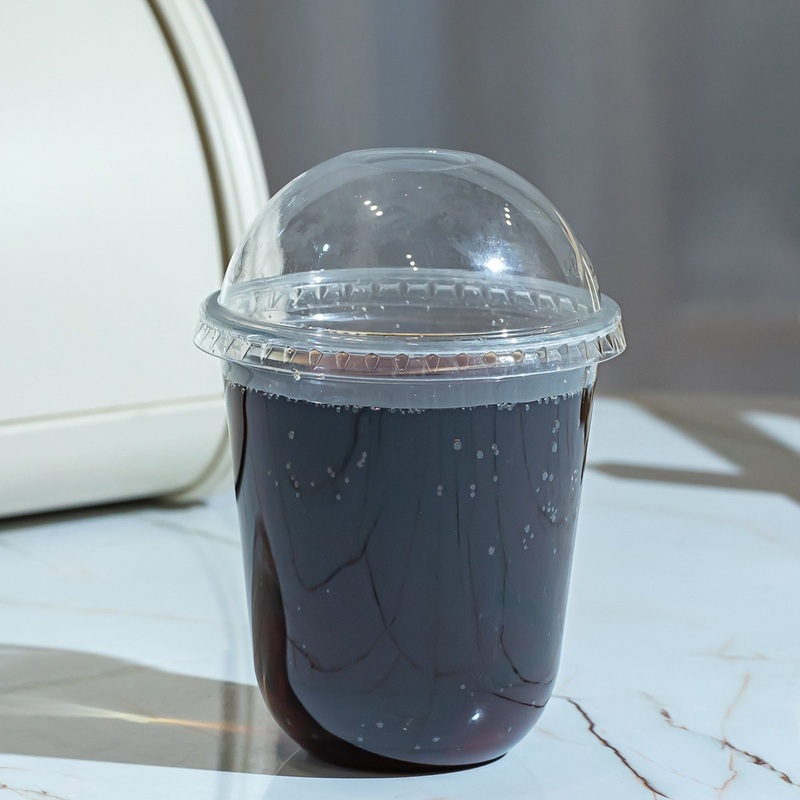 Printing Logo Clear Pet Cold Drink 12oz Disposable Plastic Cups with Lids – Plastic Cup and Disposable Cup price