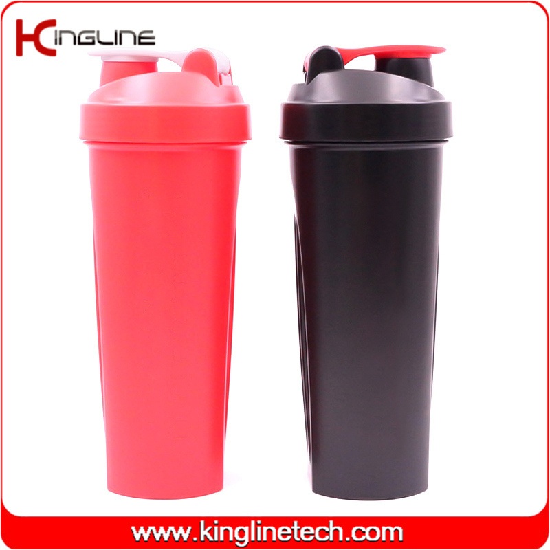 1000ml Drinking water bottle shaker bottle with metal mixer ball for fitness – protein shaker bottle and plastic shaker bottle price