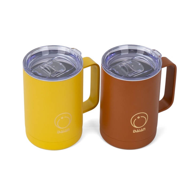 Best Selling Custom Logo 12oz 14oz Leak-Proof Tumbler 304 Stainless Steel Travel Outdoor Coffee Camper Mug with Handle – Mugs and Coffee Mug price