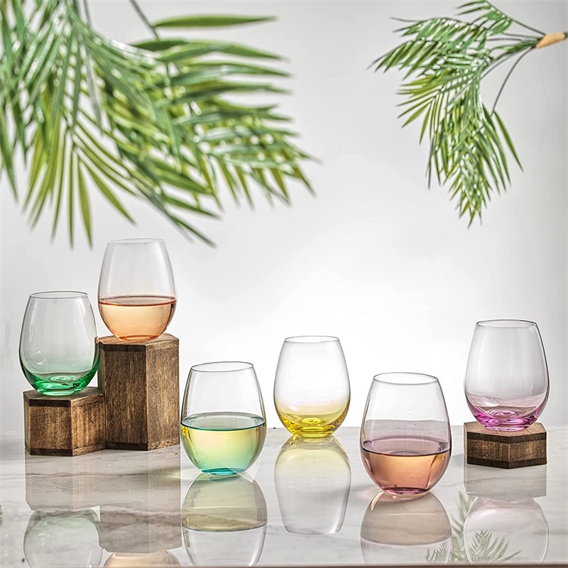 Customized Stemless Borosilicate Round Glass Cup – Cup and Glass Jar price