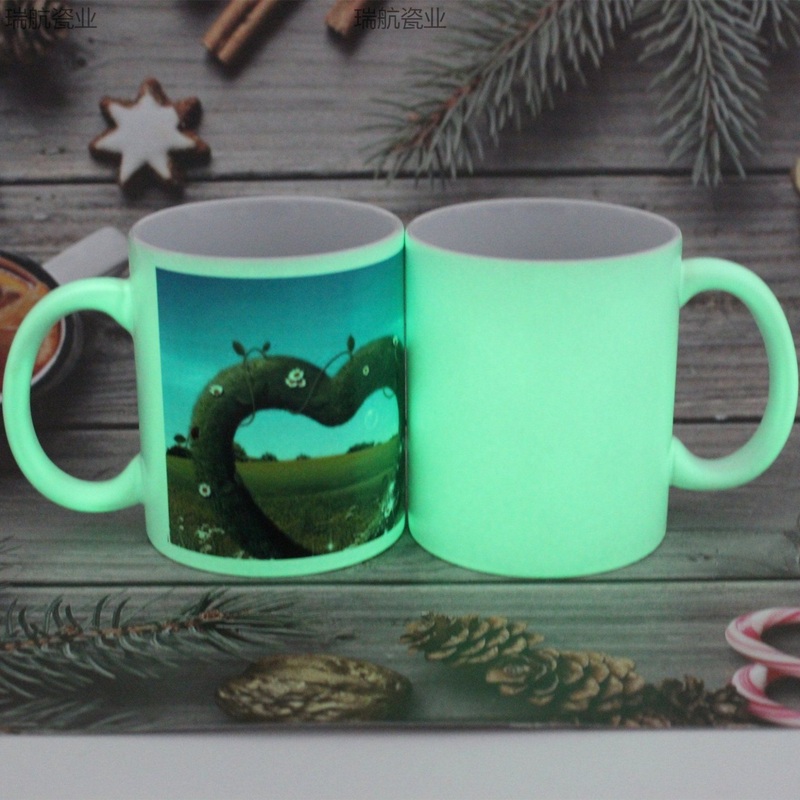 Full-Size Sublimation Mug with Custom Logo for Nighttime Glow – Glow-in-The-Dark Mug and Custom Logo Mug price