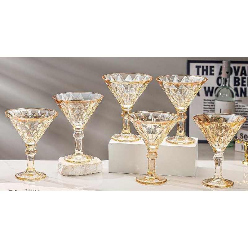 Glass Ice Cream Cup Glass Water Cup Engraved Ice Cream Glass Cup with Short Stem – Glass Ice Cream Cup and Ice Cream Cup price