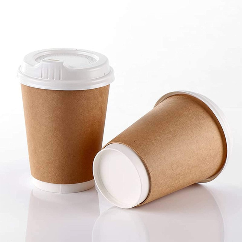 Manufacture 12oz Disposable Kraft Double Wall Paper Cups for Hot Beverage – Paper Cup and Disposable Coffee Cup price