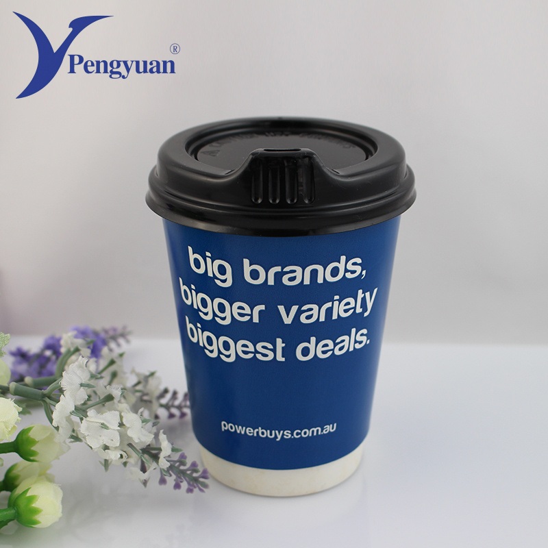 Take Away Double Paper Cup with Customized Logo Coffee Paper Cup – Paper Cup and Double Wall Paper Cup price