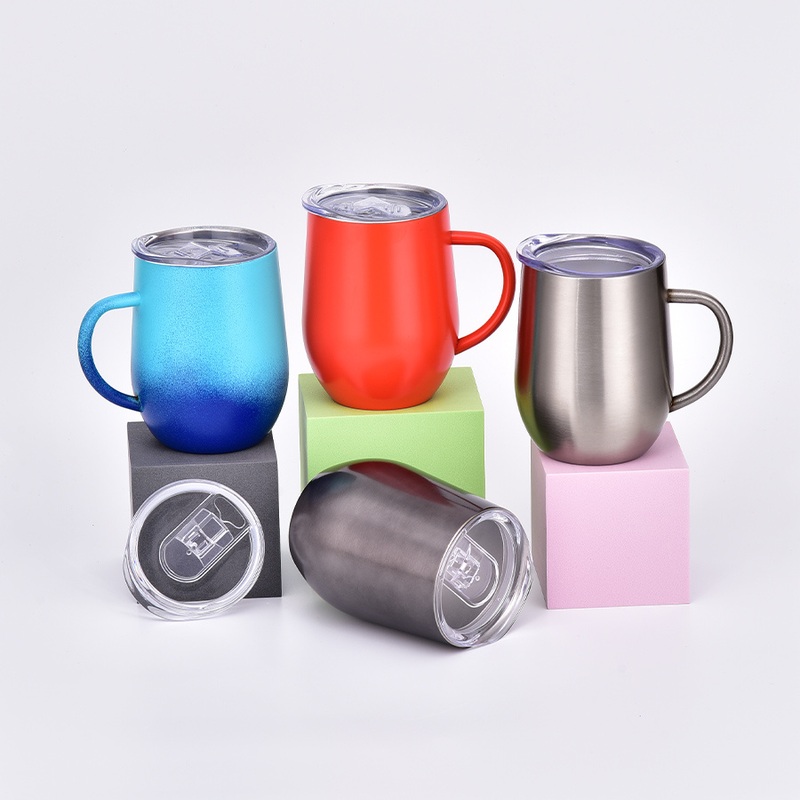 Wholesale 12oz 360ml Travel Car Cup Stainless Steel Insulated Tumblers Coffee Mugs for School – Mugs for School and Coffee Mugs price