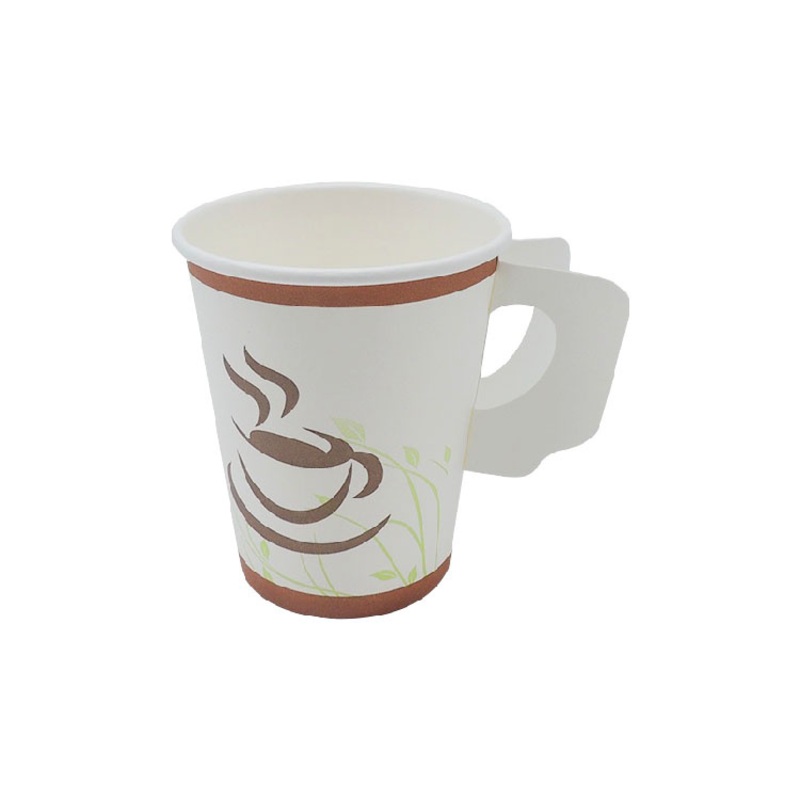 16oz Customize Logo Printed Single Wall Disposable Paper Cups for Hot Drink – Coffee Cups and Disposable Cups price