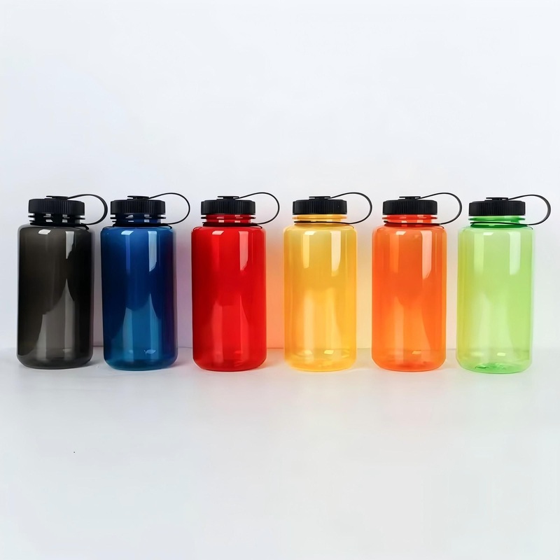600ml 1000ml Customize Logo Motivational Nalgene Sports Bottle Drinking Tritan PC BPA-Free Food Grade Plastic Water Bottle with Time Marker Lid – Water Bottle and Sports Bottle price