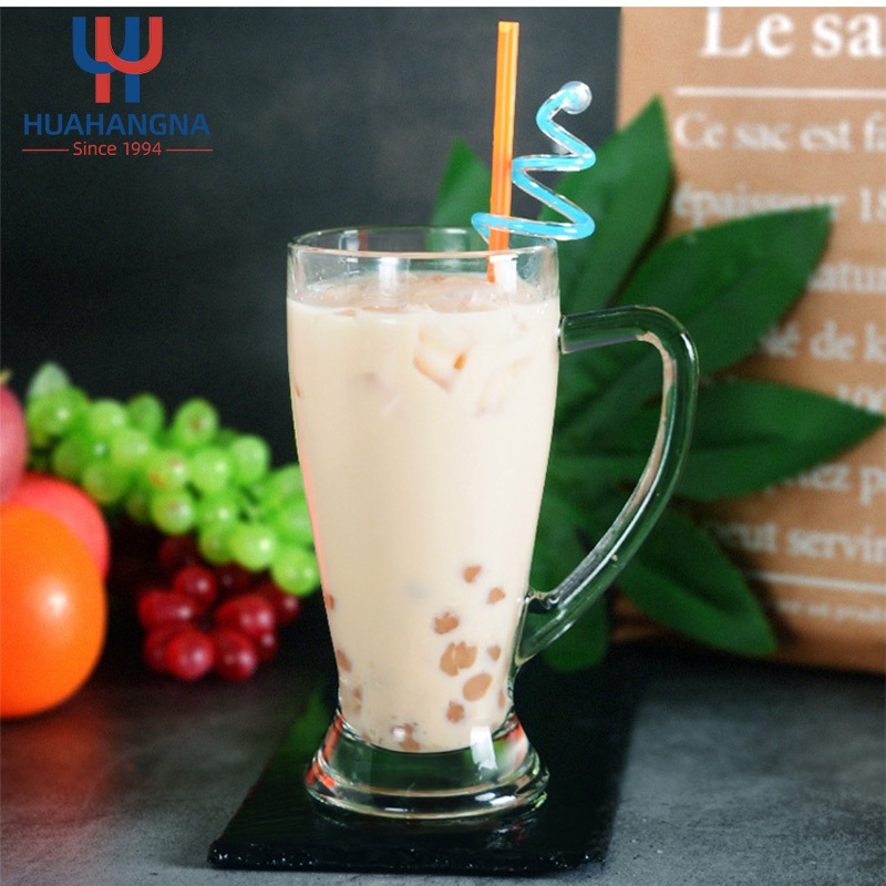 Beer Glass Cup Glass Durable Party Drinking Glasses Beer Sublimation Glass Beer Mug with Handle – Beer Glass and Glassware price