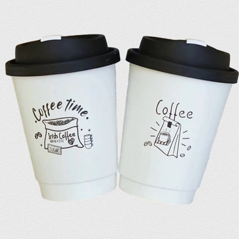 Custom Design Environmental Food Grade Double Wall Hot Drink Beverage Paper Cup – Double Wall Paper Cup and Drink Paper Cup price