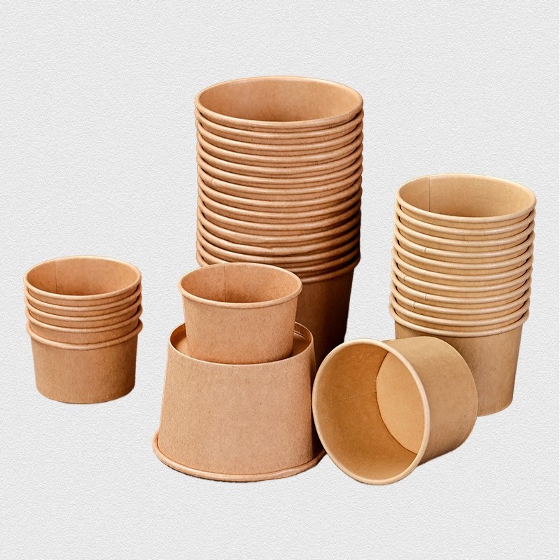 Customized Products Ice Cream Yogurt Salad Cup Disposable Food Grade Paper Cup – Ice Cream Cup and Yogurt Cup price