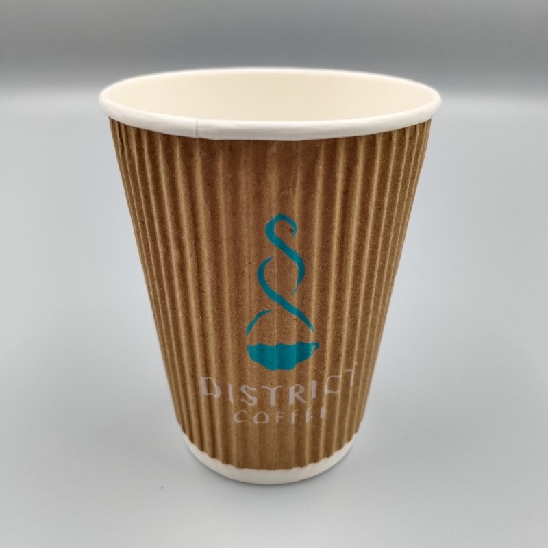 Disposable Coated Water Cup Insulated Ripple Wall to Go Paper Coffee Cup – Paper Cup and Ripple Wall Paper Cup price