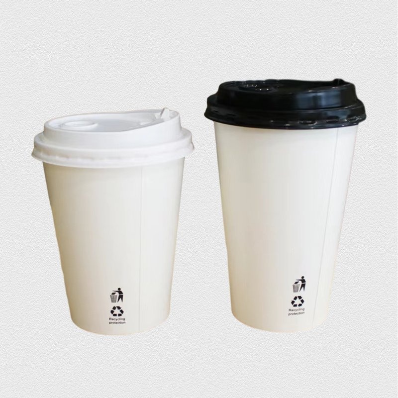 Disposable Hot Drink Takeout Milk Tea Single Wall Paper Cup Coffee Cup – Coffee Paper Cup and Disposable Paper Cup price