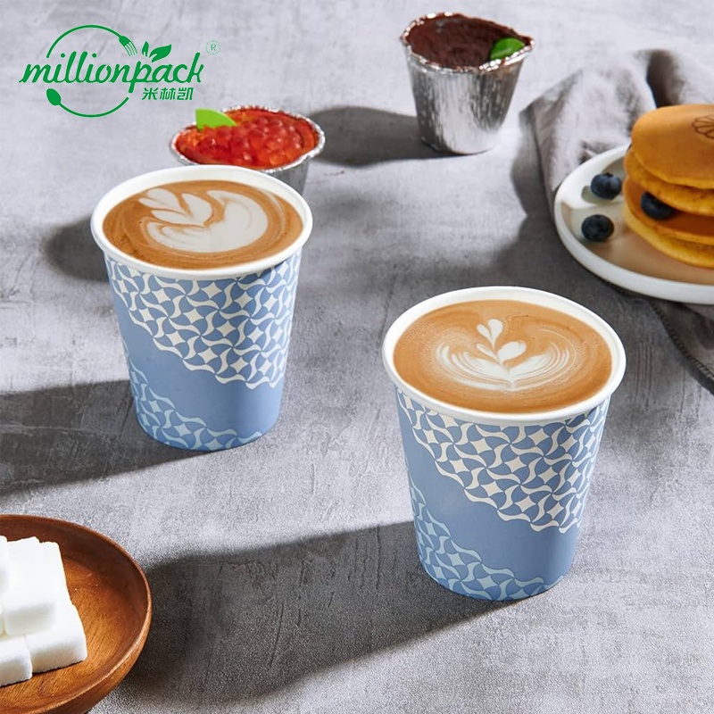 Kraft Paper Coffee Cups Custom Disposable Hot Drink Cups for Brand Promotion – Disposable 4oz Espresso Cup and Paper Coffee Cup price