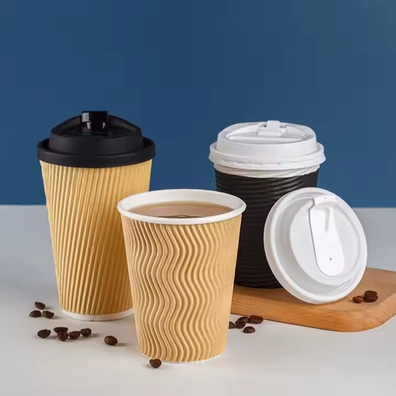 New Arrival China Wholesale Ripple Wall Bulk Disposable Coffee Paper Cup with Lid – Paper Cup and Coffee Cup price