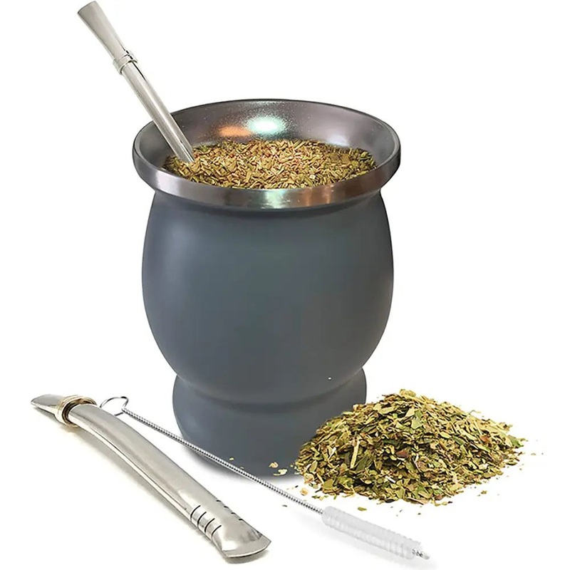 New Arrival Custom 280ml 304 Stainless Steel Yerba Mate Tea Cup Mardai Gourd Cup with Straw – Mate Cup and Yerba Mate Cup price