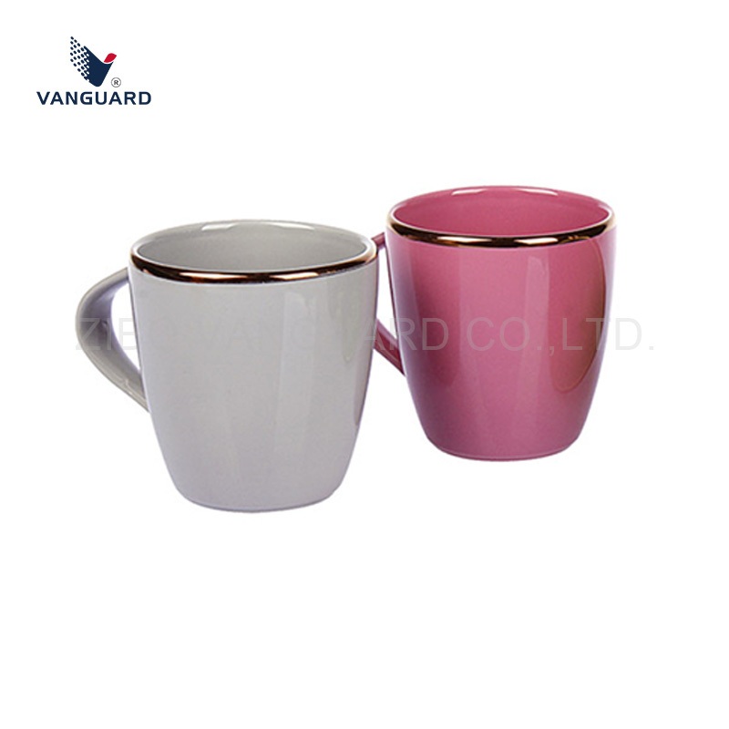 Small Ceramic Beer Mug FDA LFGB Electroplated Mug 14oz Ceramic Tea Mug – Ceramic Tea Mug and Coffee Mug price